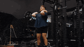 Barbell Front Squat demo