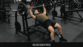 Incline bench press demo