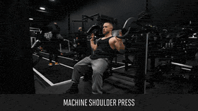 Machine shoulder press demo