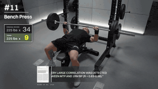 Bench press demo