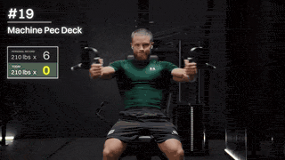 Machine pec deck demo