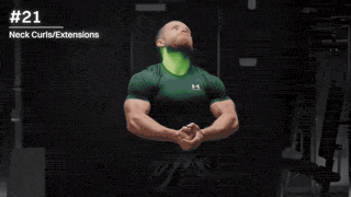 Neck curls and neck extensions demo