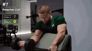 Preacher curl demo