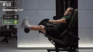 Seated leg curl demo