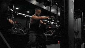 Sideways Reverse Pec Deck demo